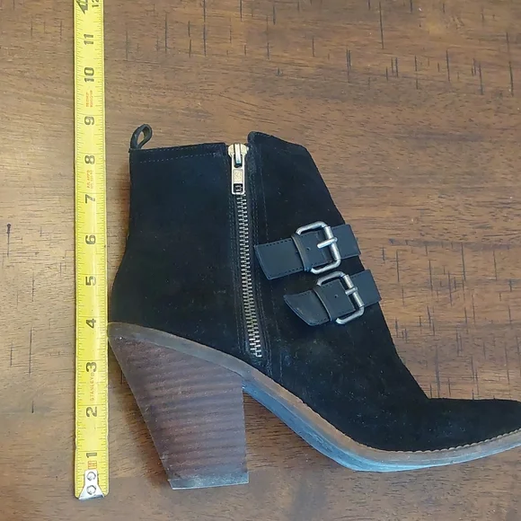 Dolce Vita Black Suede Booties - Picture 8 of 9